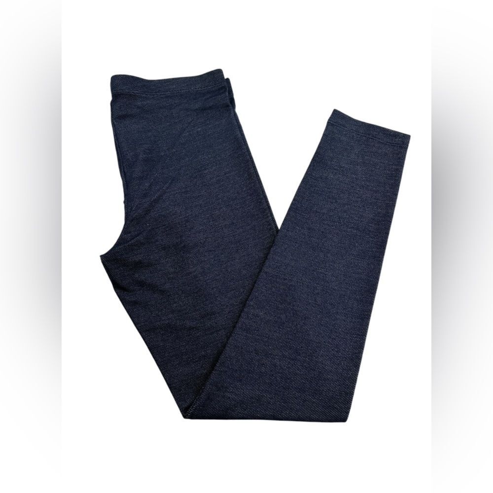 NWOT Wonder Nation Girls Blue Denim Leggings Sz L 10-12 Slim Leg